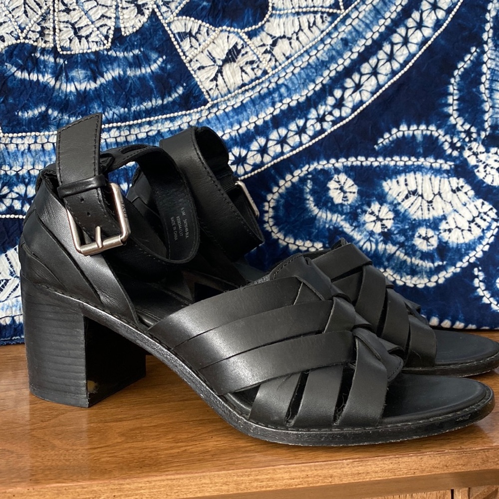 Frye block heel sandal